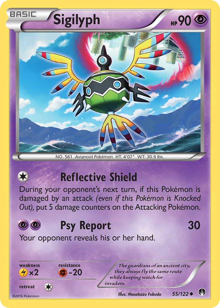 Sigilyph Pokemon card