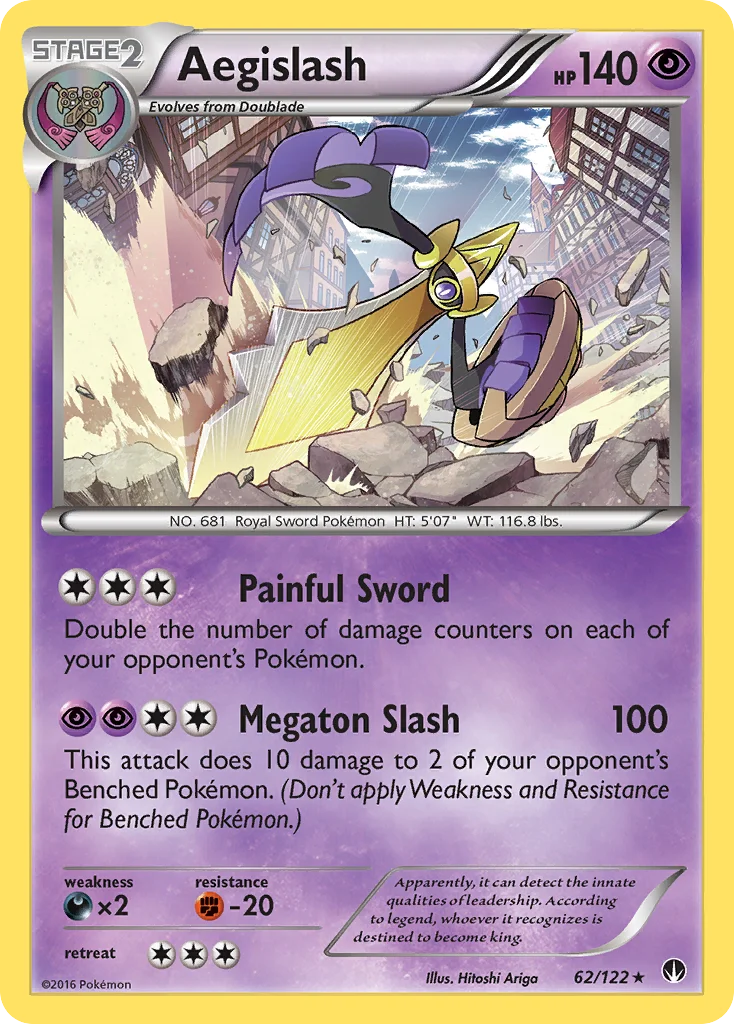 Aegislash Pokemon card