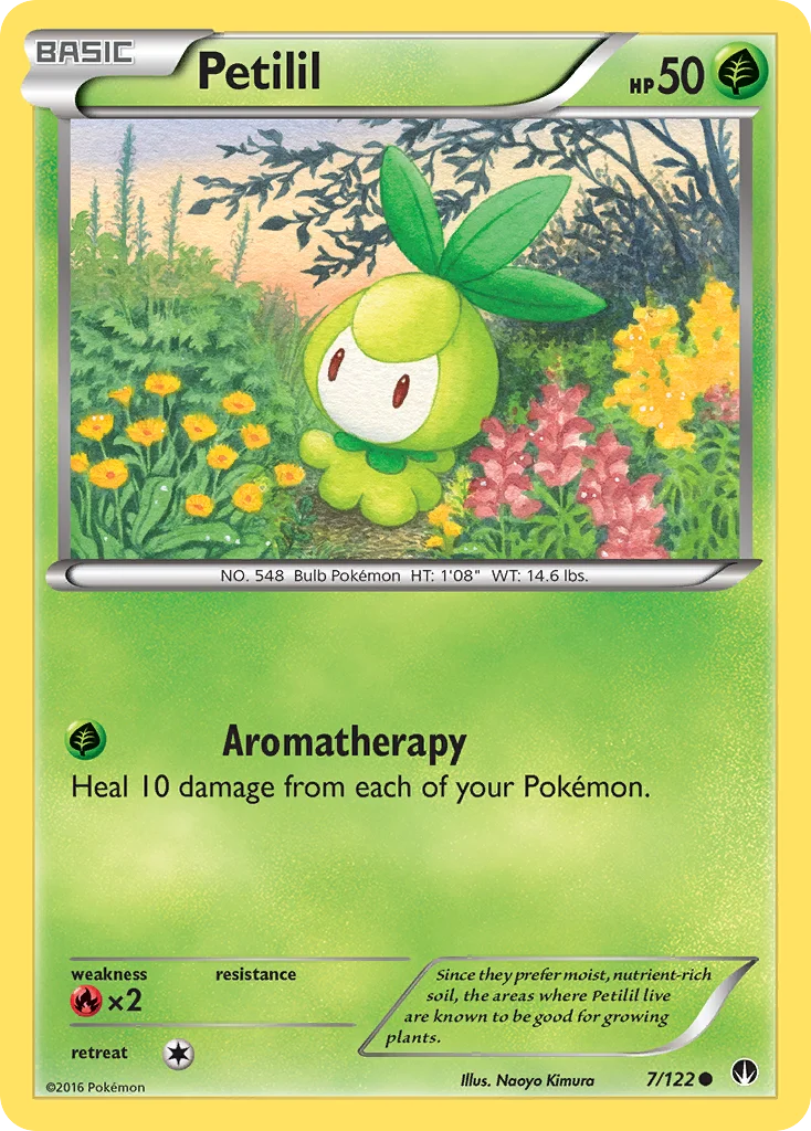 Petilil Pokemon card
