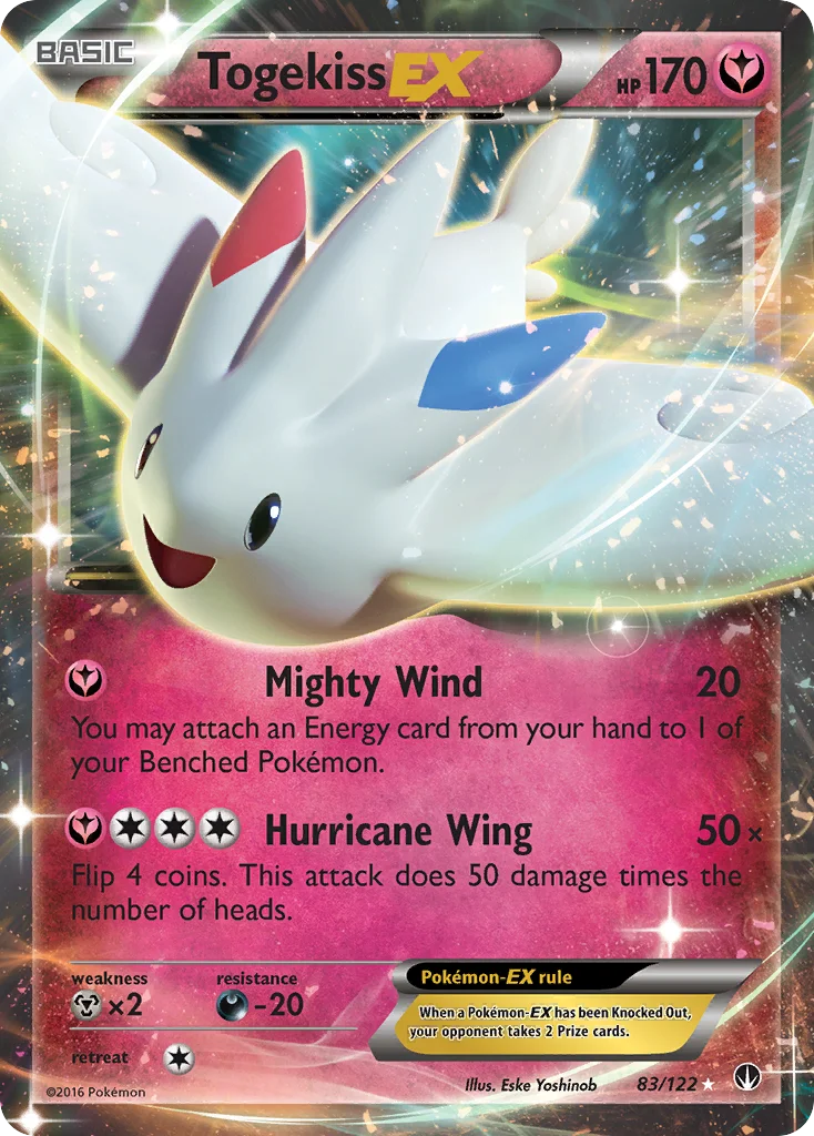 Togekiss-EX Pokemon card