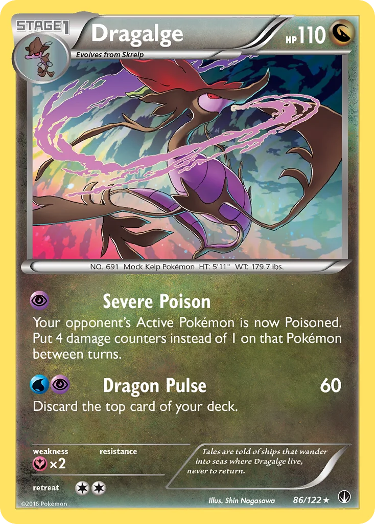 Dragalge Pokemon card