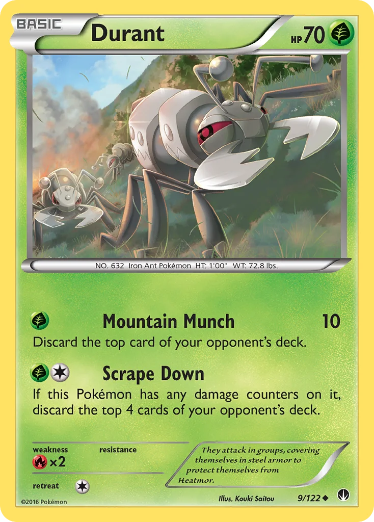 Durant Pokemon card