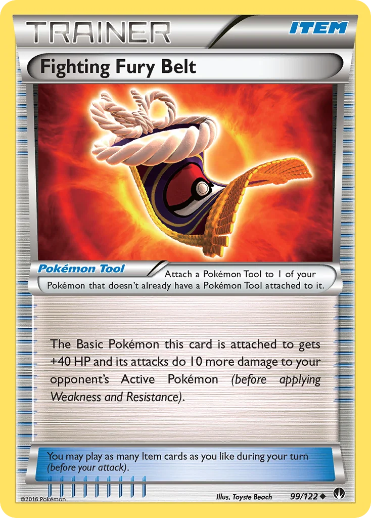Fighting Fury Belt Pokemon card