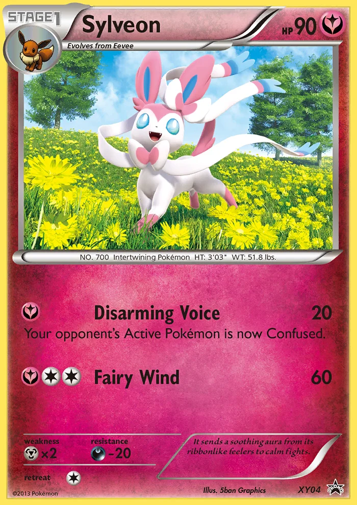 Sylveon Pokemon card