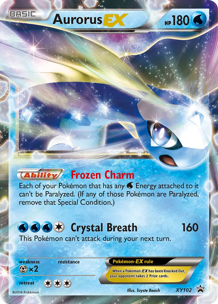 Aurorus-EX Pokemon card