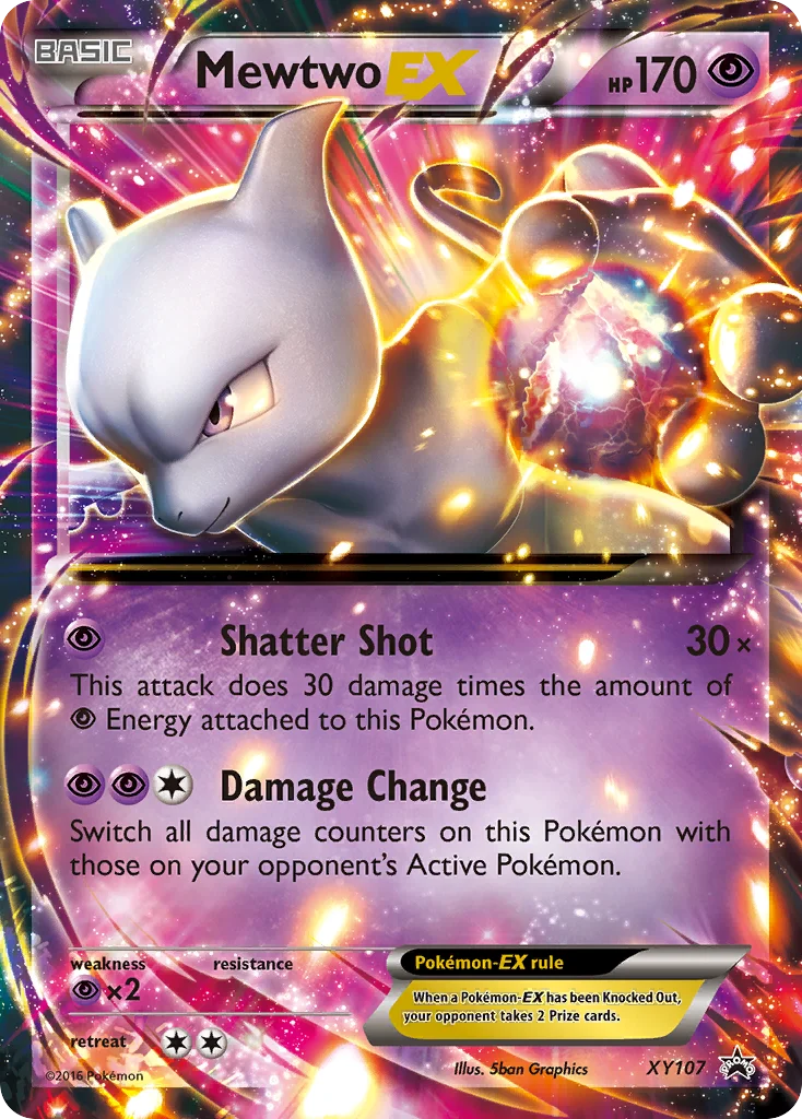 Mewtwo-EX Pokemon card