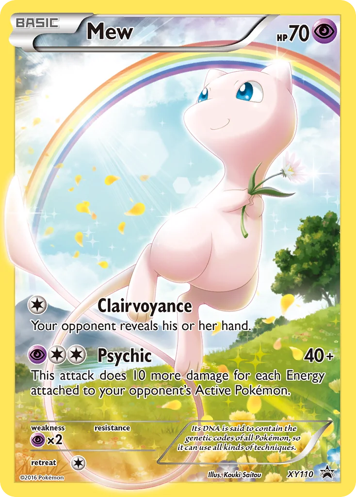 Mew Pokemon card