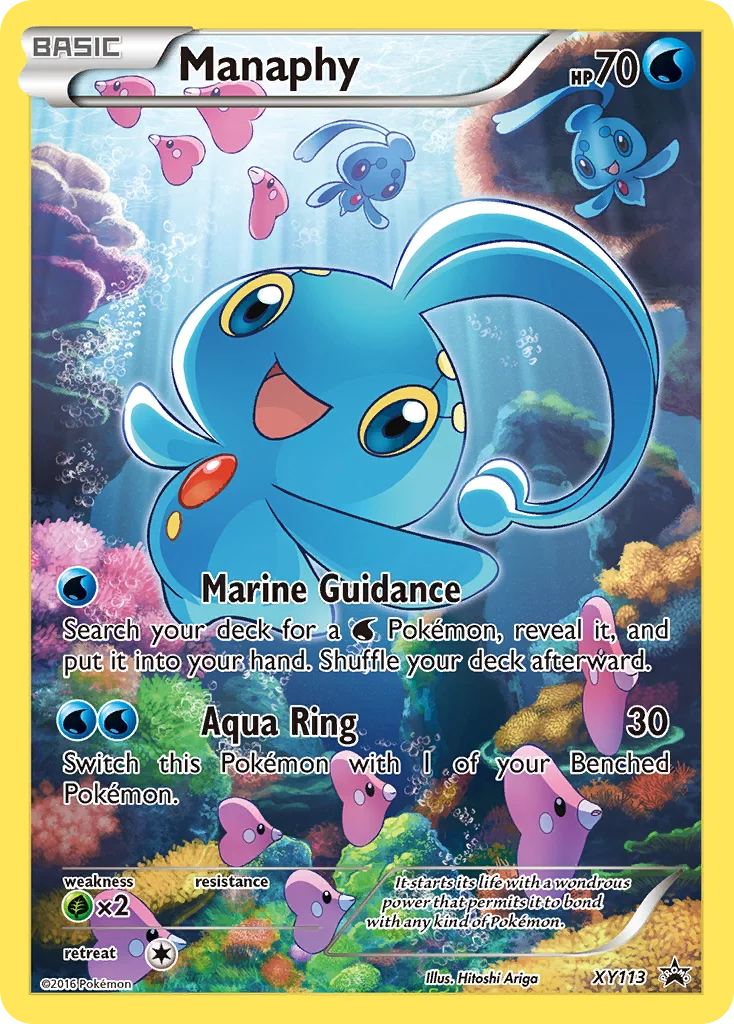 Manaphy Pokemon card