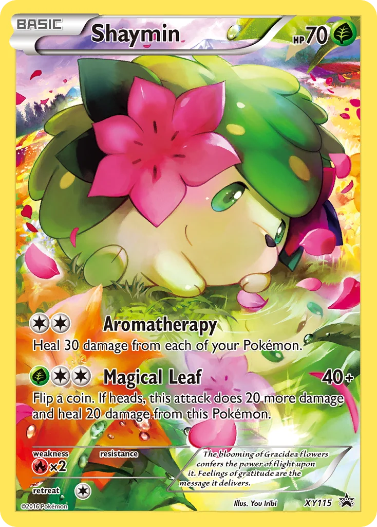 Shaymin Pokemon card