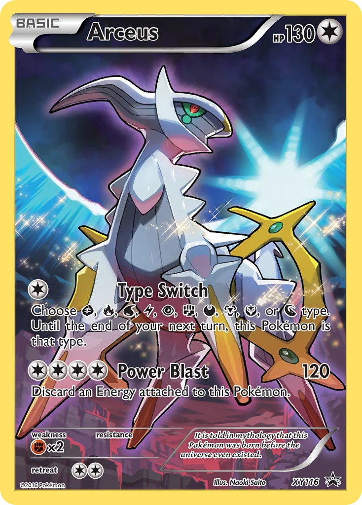 Arceus Pokemon card