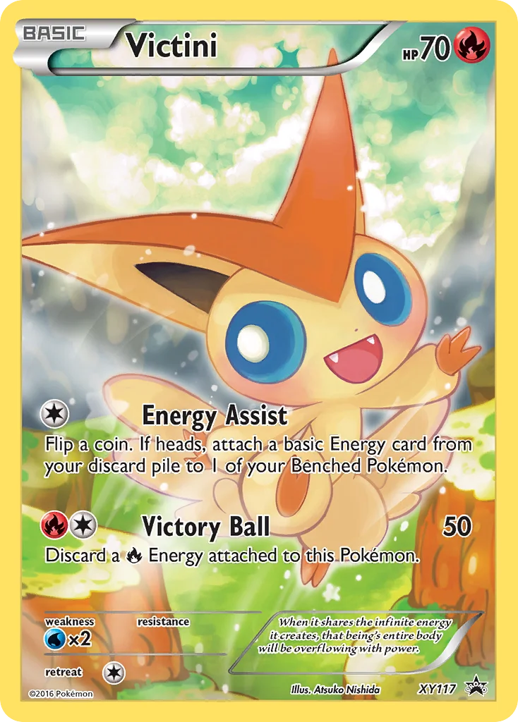 Victini Pokemon card