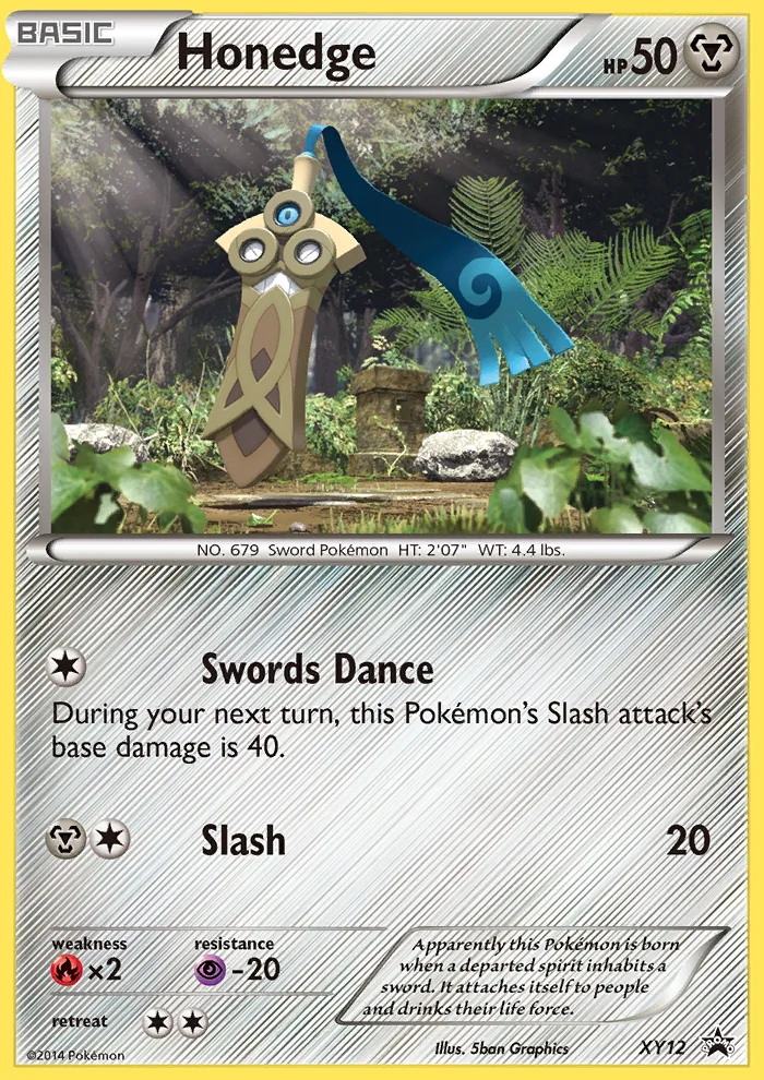 Honedge Pokemon card