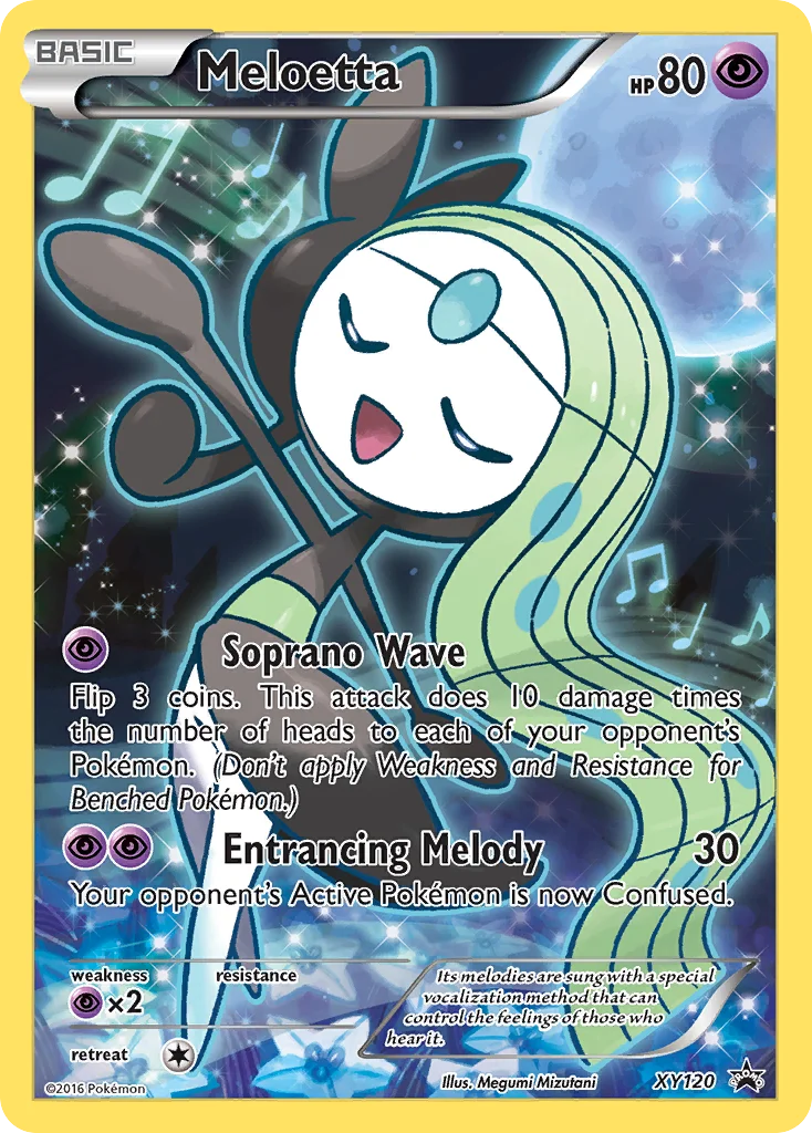 Meloetta Pokemon card