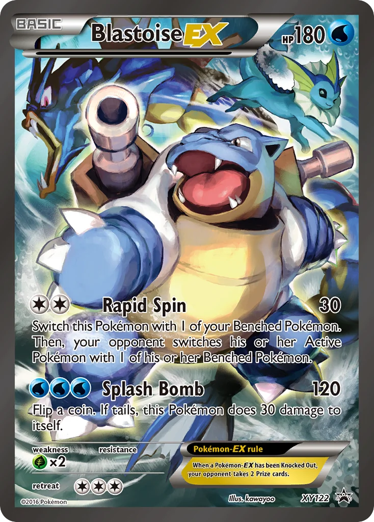 Blastoise-EX Pokemon card
