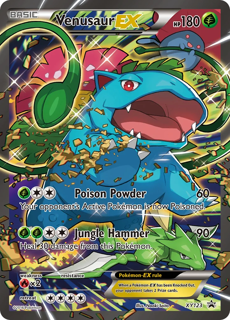 Venusaur-EX Pokemon card
