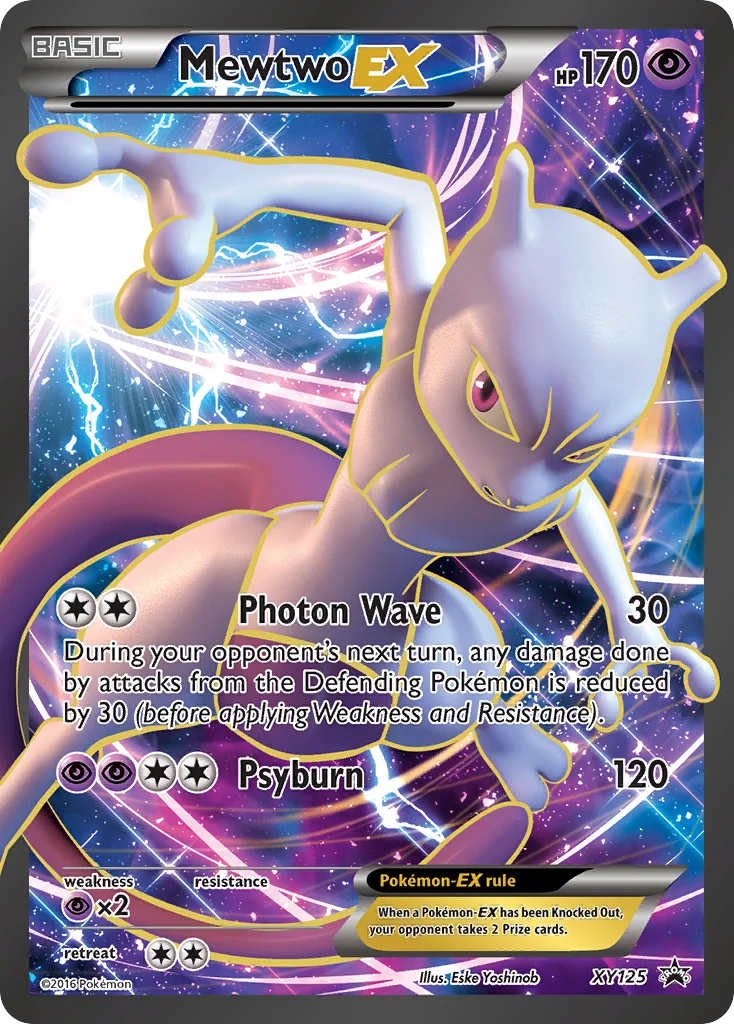 Mewtwo-EX Pokemon card
