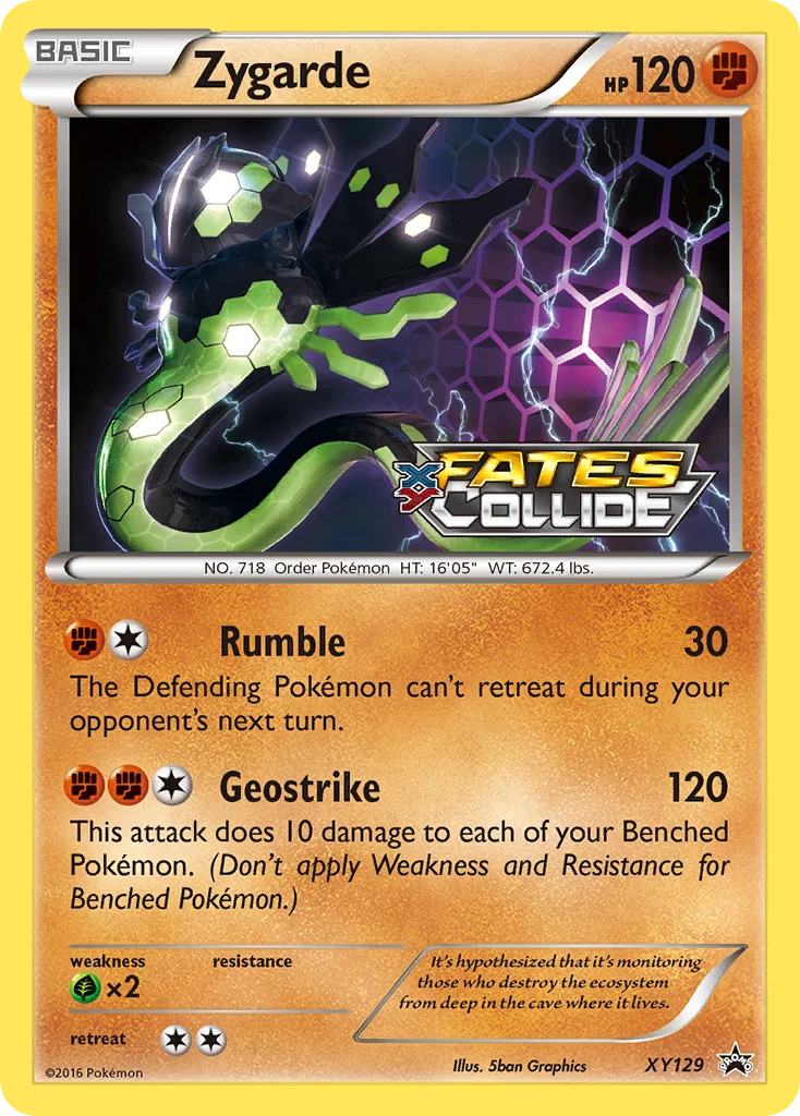Zygarde Pokemon card