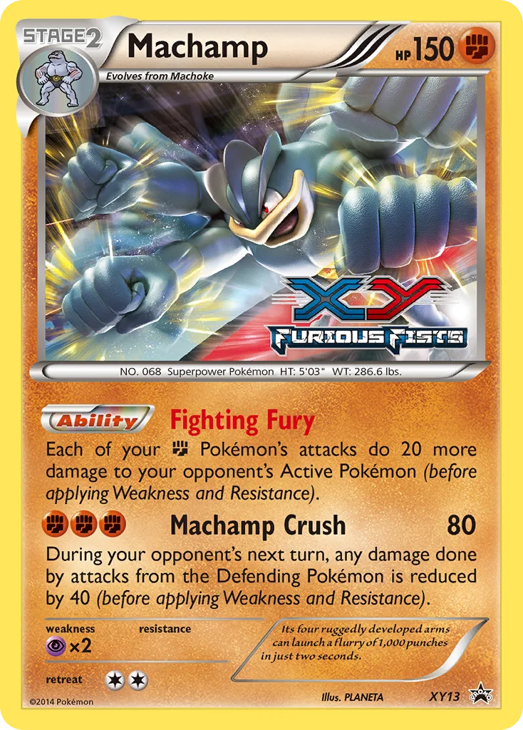 Machamp Pokemon card