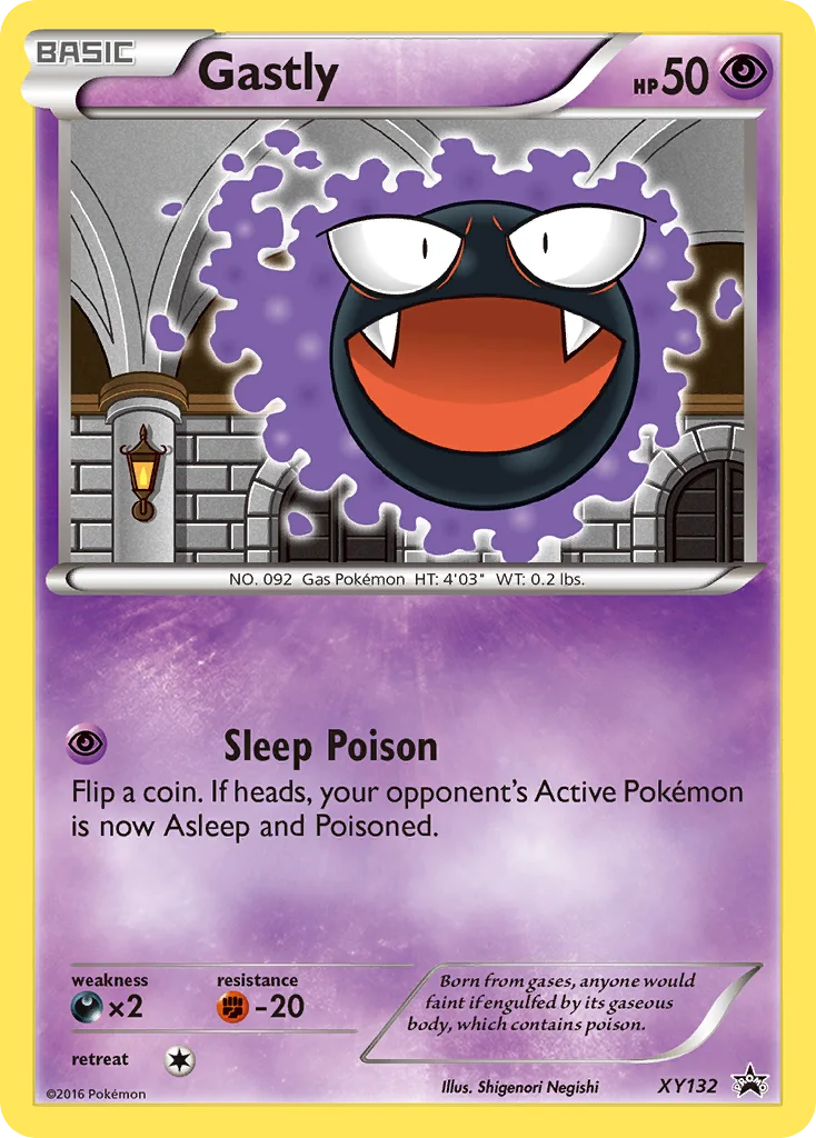 Gastly Pokemon card