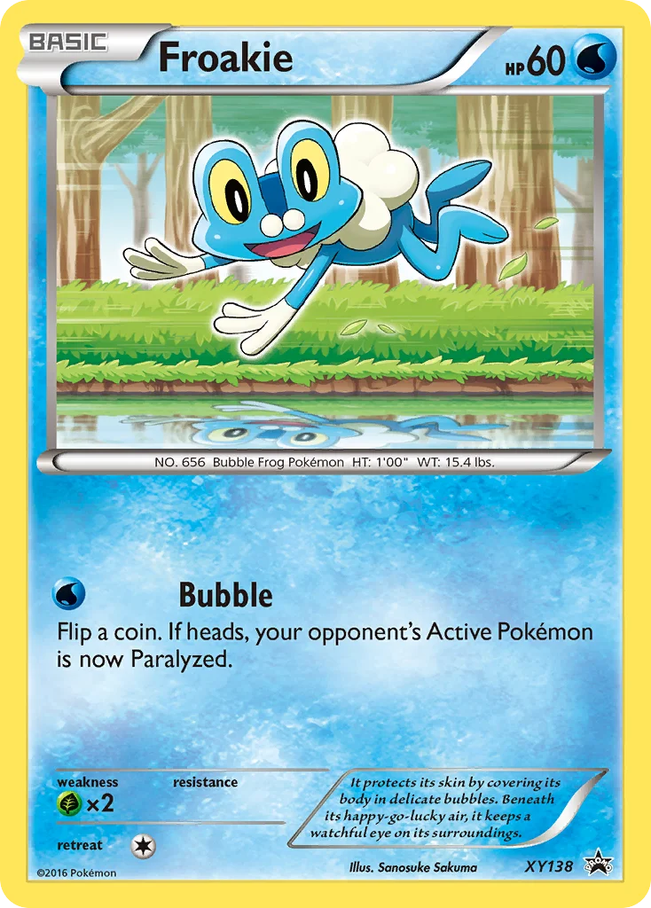 Froakie Pokemon card