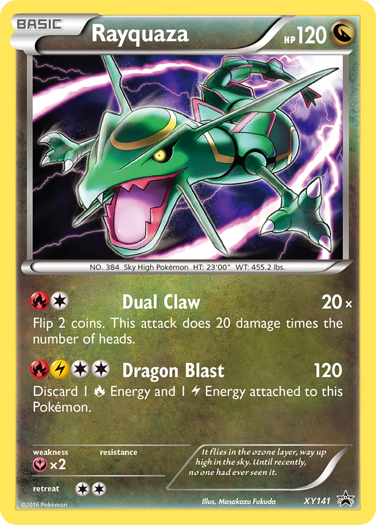 Rayquaza Pokemon card