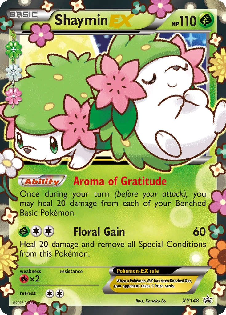 Shaymin-EX Pokemon card