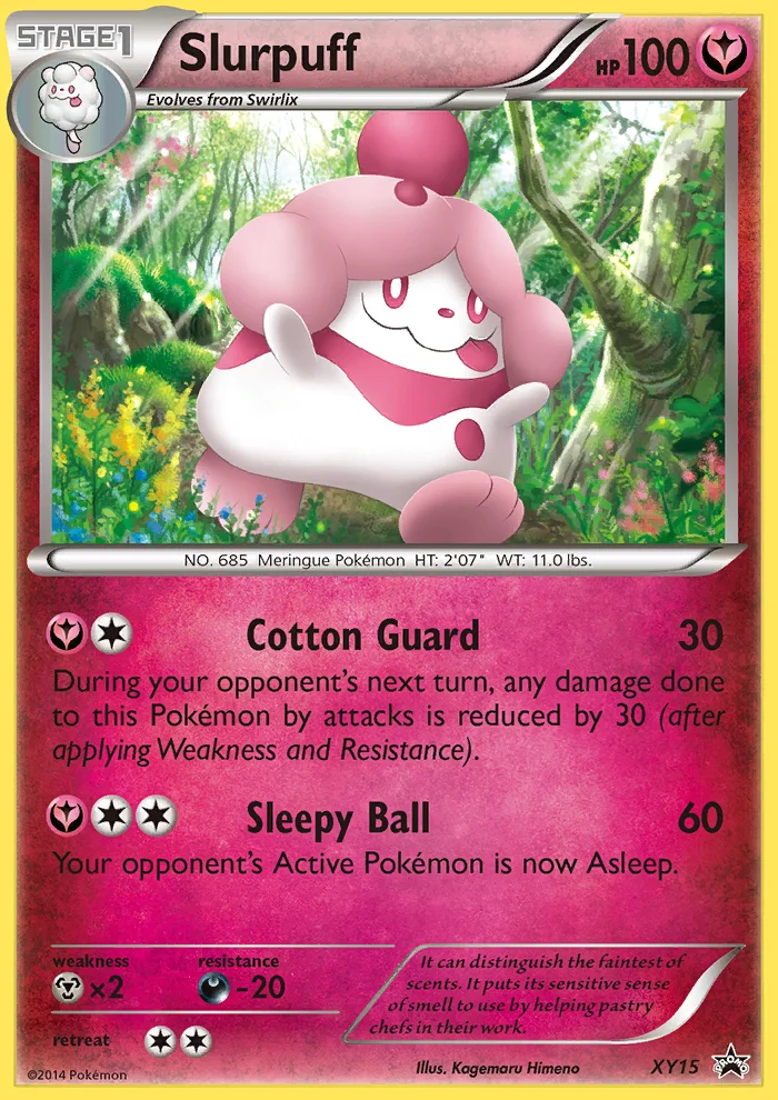 Slurpuff Pokemon card