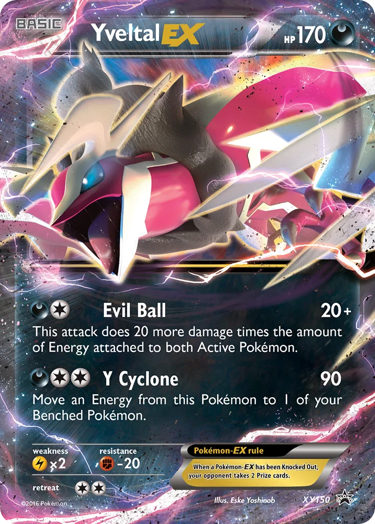 Yveltal-EX Pokemon card