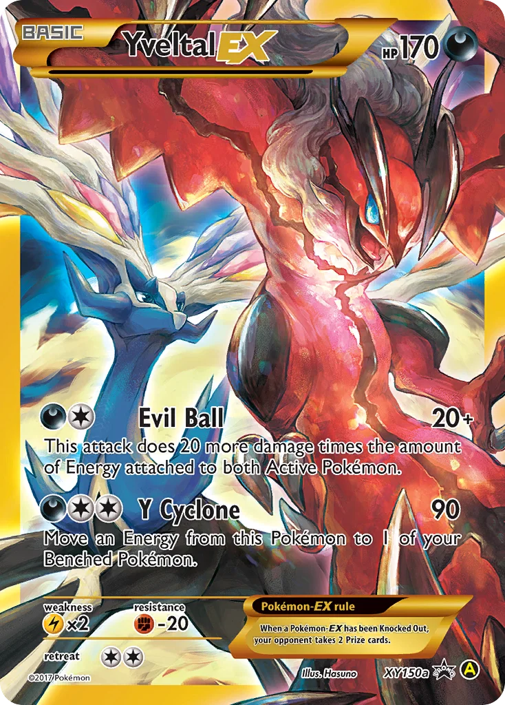 Yveltal-EX Pokemon card