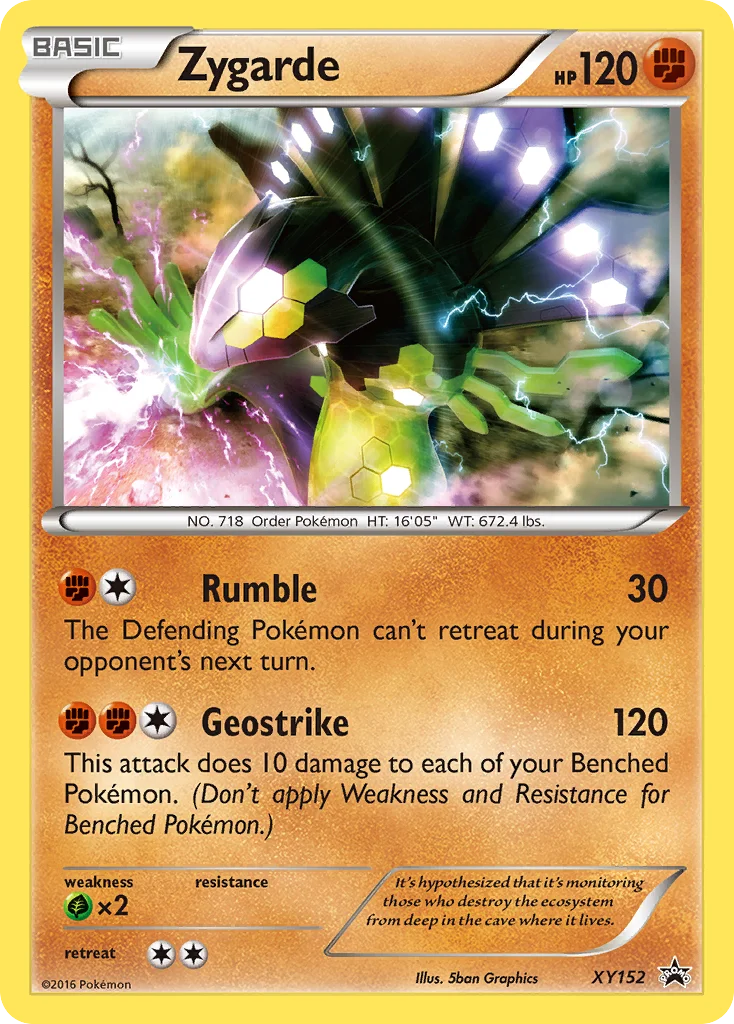 Zygarde Pokemon card