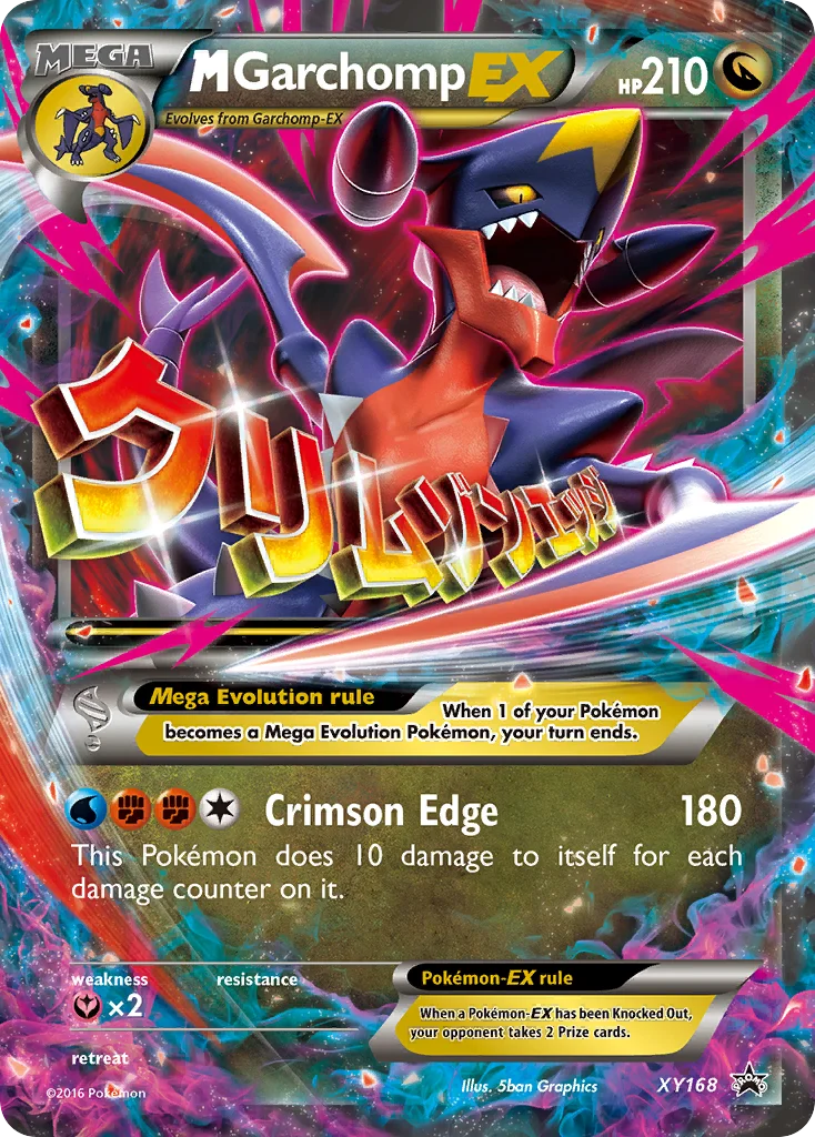 M Garchomp-EX Pokemon card