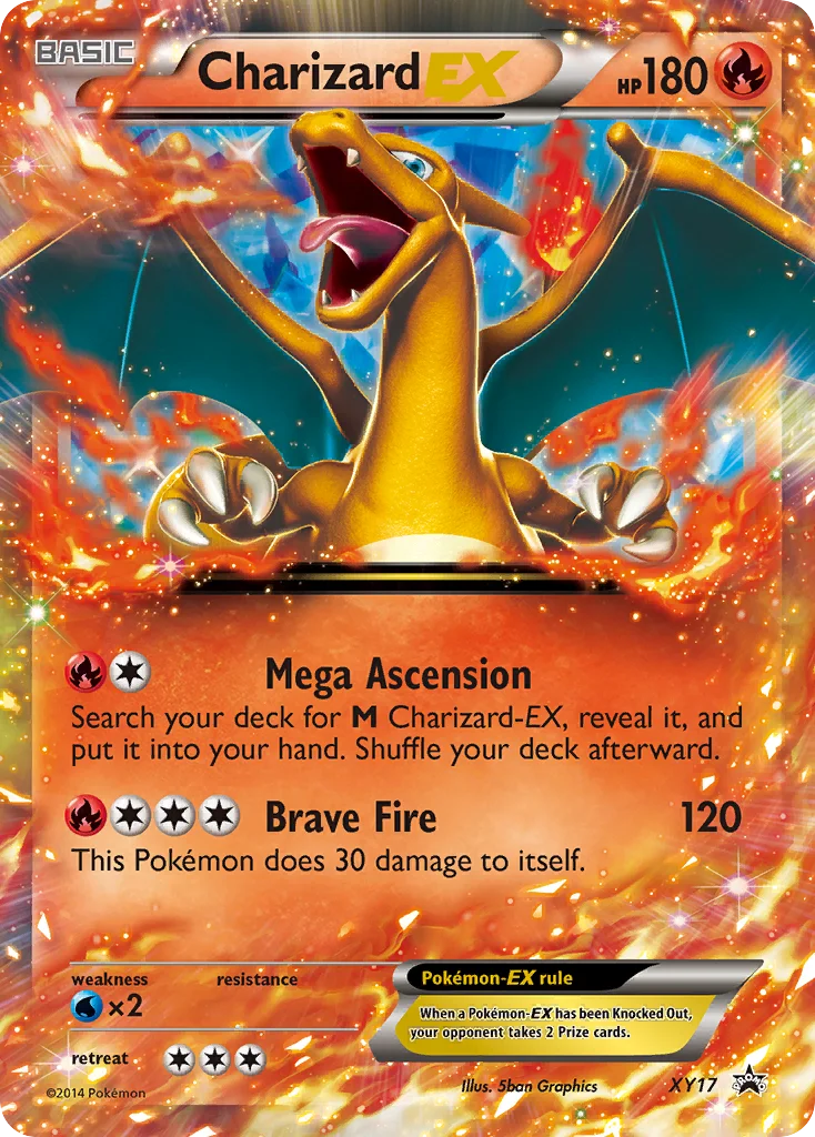 Charizard-EX Pokemon card