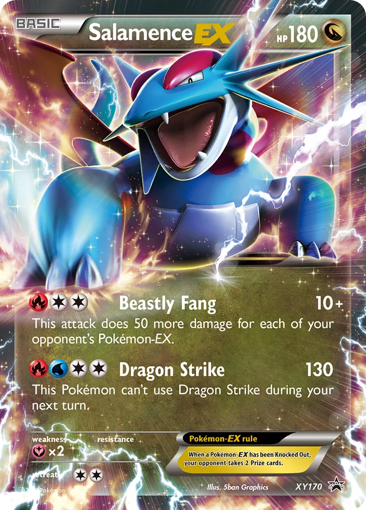 Salamence-EX Pokemon card