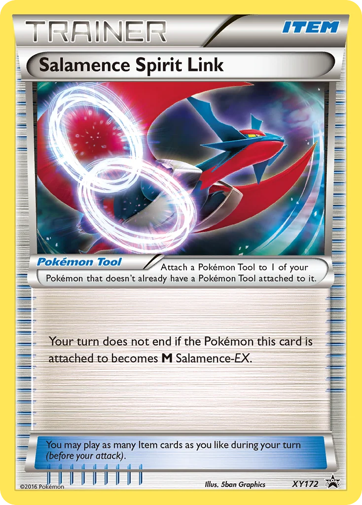 Salamence Spirit Link Pokemon card