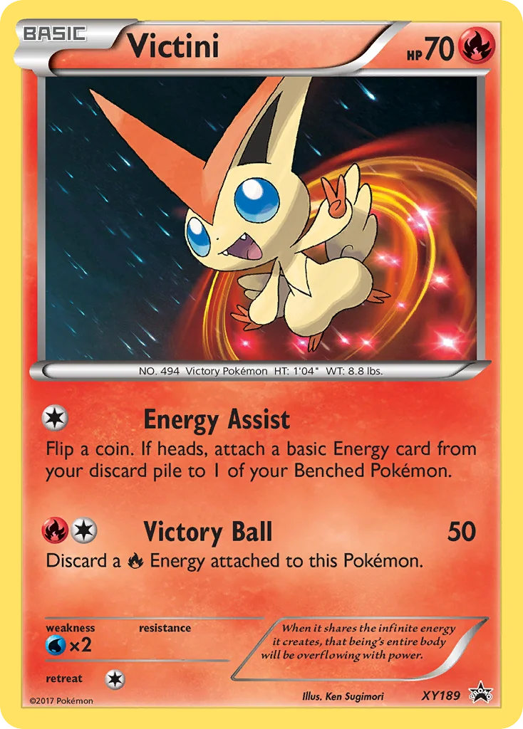 Victini Pokemon card