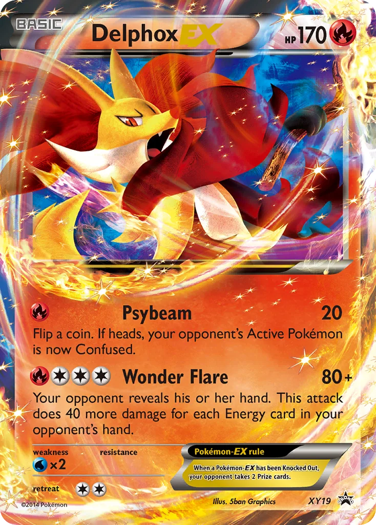 Delphox-EX Pokemon card