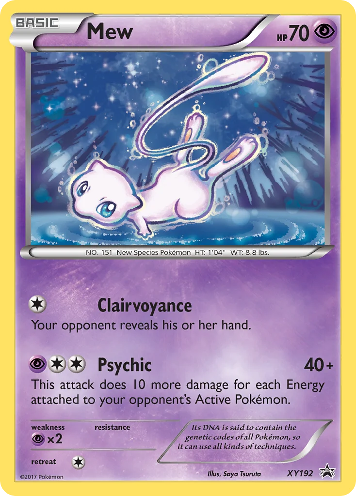 Mew Pokemon card