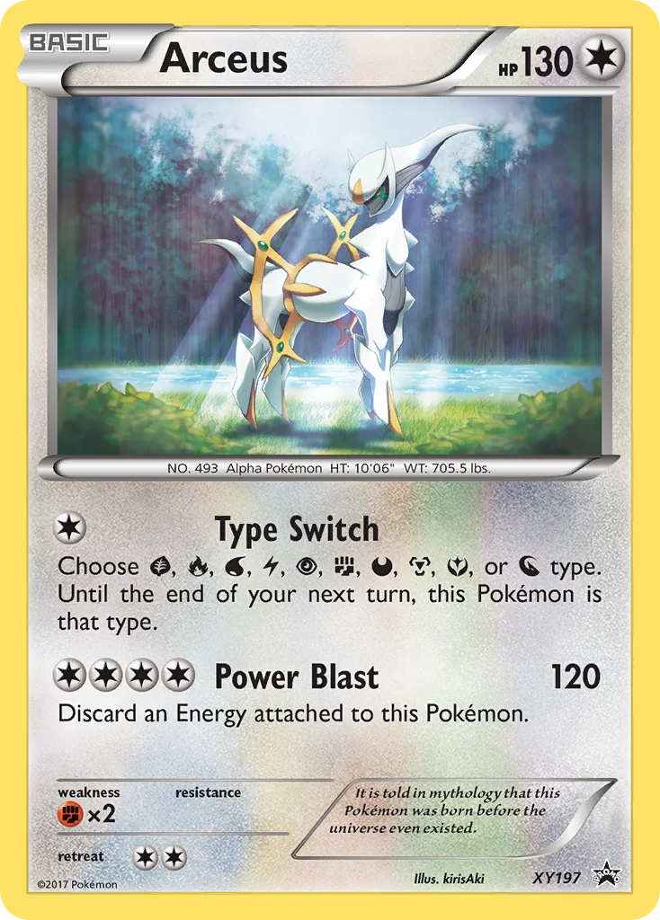Arceus Pokemon card