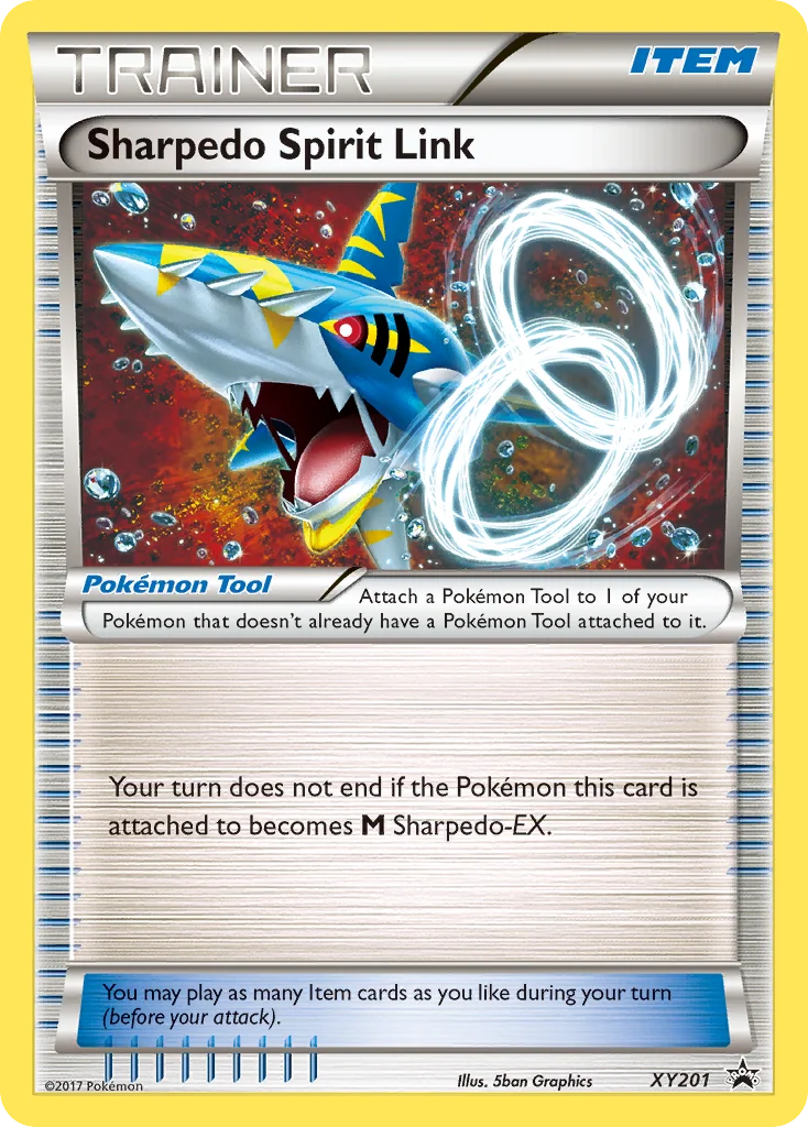 Sharpedo Spirit Link Pokemon card