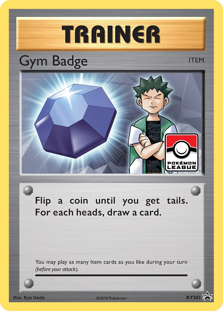 Gym Badge Pokemon card