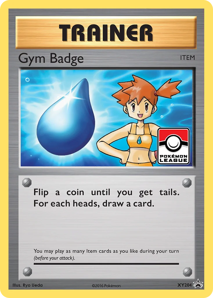 Gym Badge Pokemon card