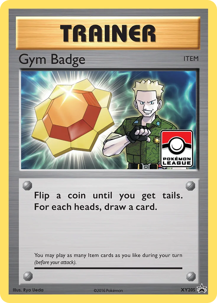Gym Badge Pokemon card