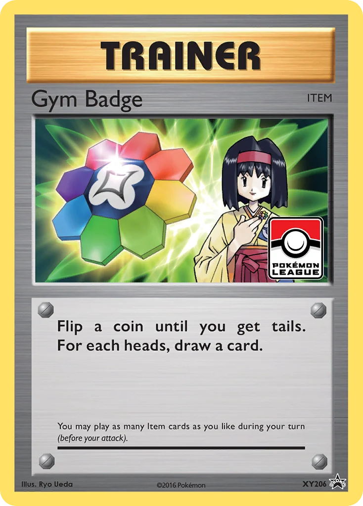 Gym Badge Pokemon card
