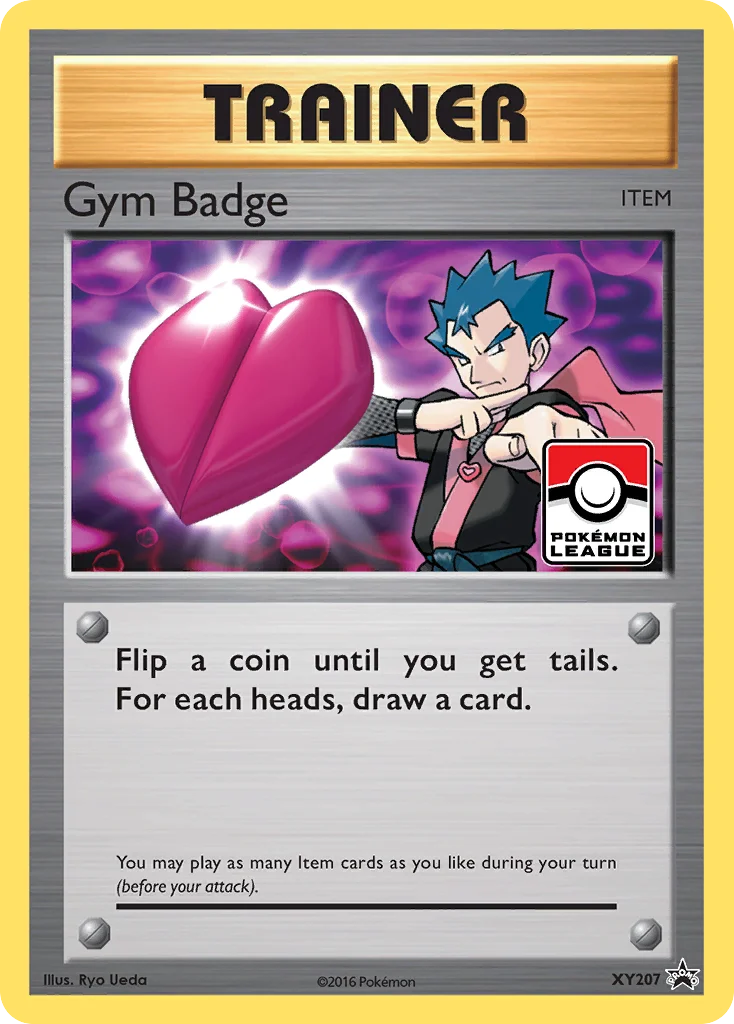 Gym Badge Pokemon card
