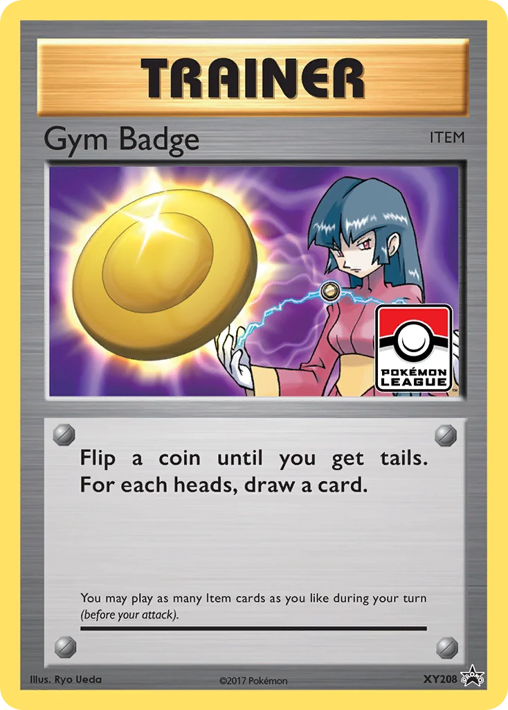 Gym Badge Pokemon card