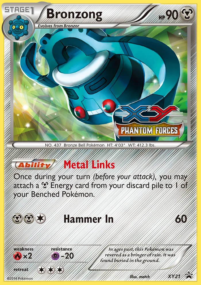 Bronzong Pokemon card