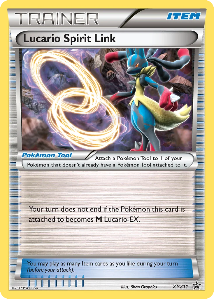 Lucario Spirit Link Pokemon card