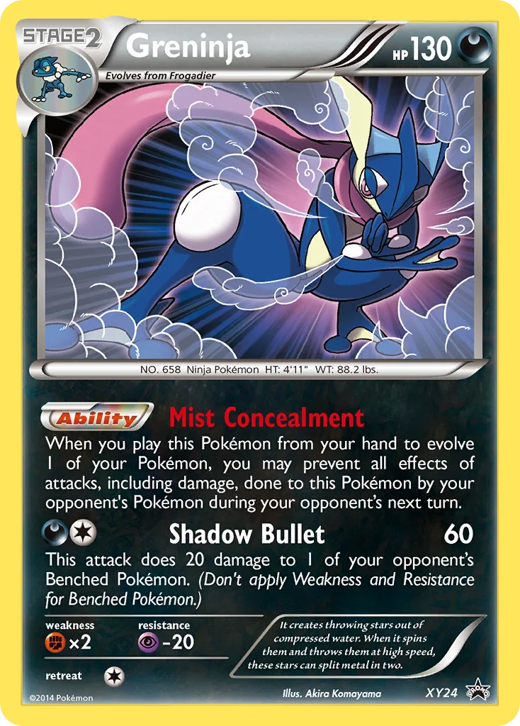 Greninja Pokemon card
