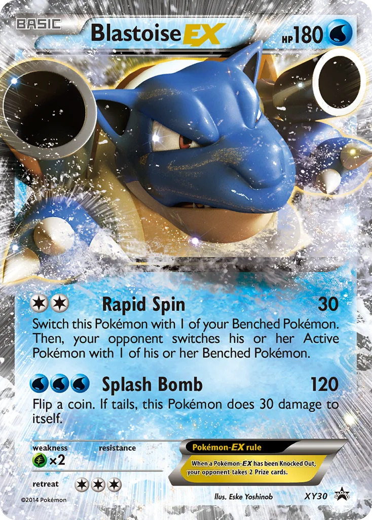 Blastoise-EX Pokemon card