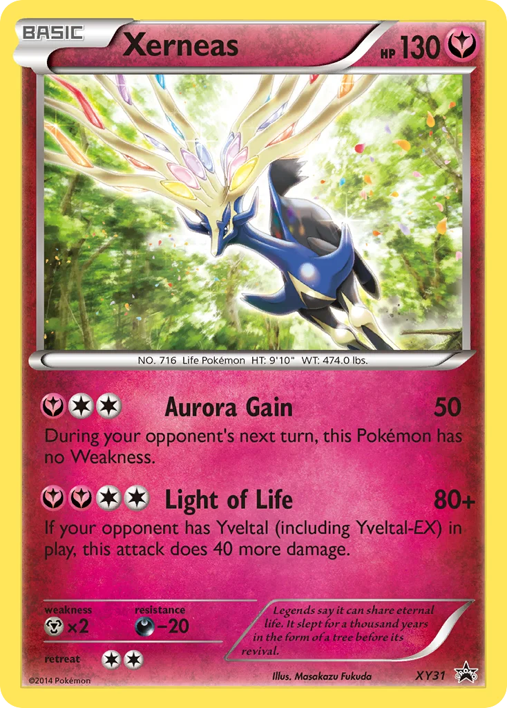 Xerneas Pokemon card